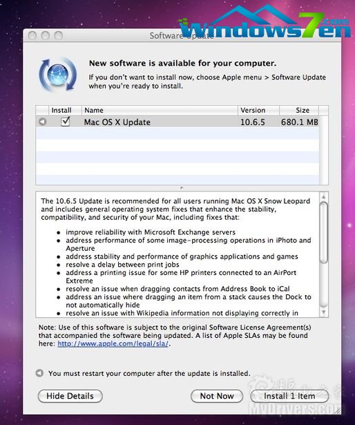 Mac OS X 10.6.5ʽ